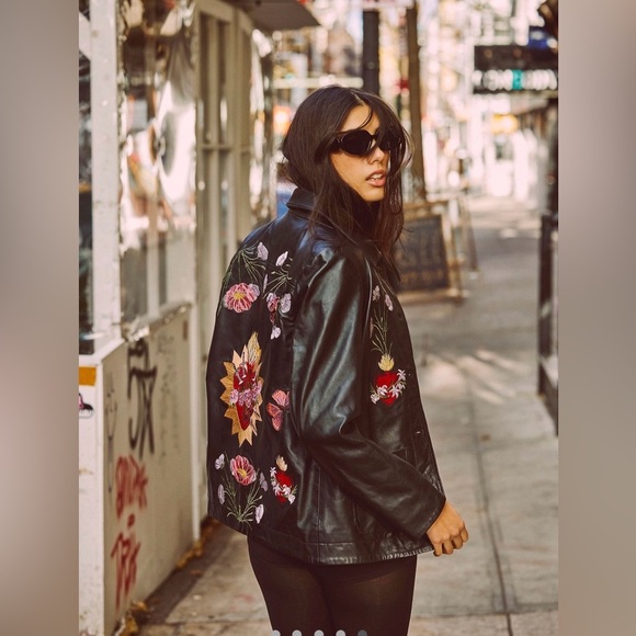 Free People Juliette Leather Jacket - Picture 9 of 12